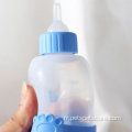Bouteilles de lait d'alimentation de mamelon de silicone alimentant la bouteille d'allaitement